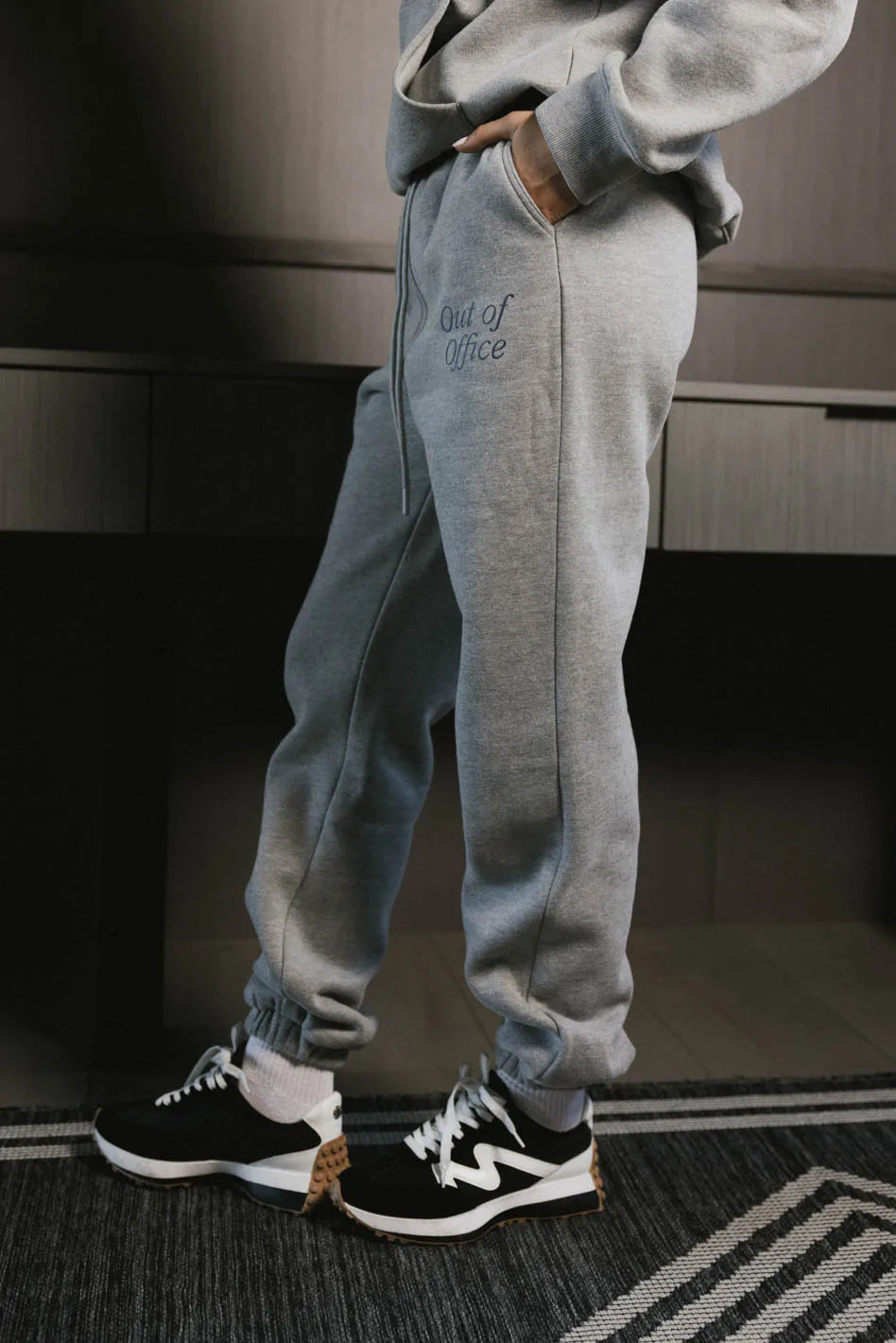 Out of Office Sweatpants in Heather Grey