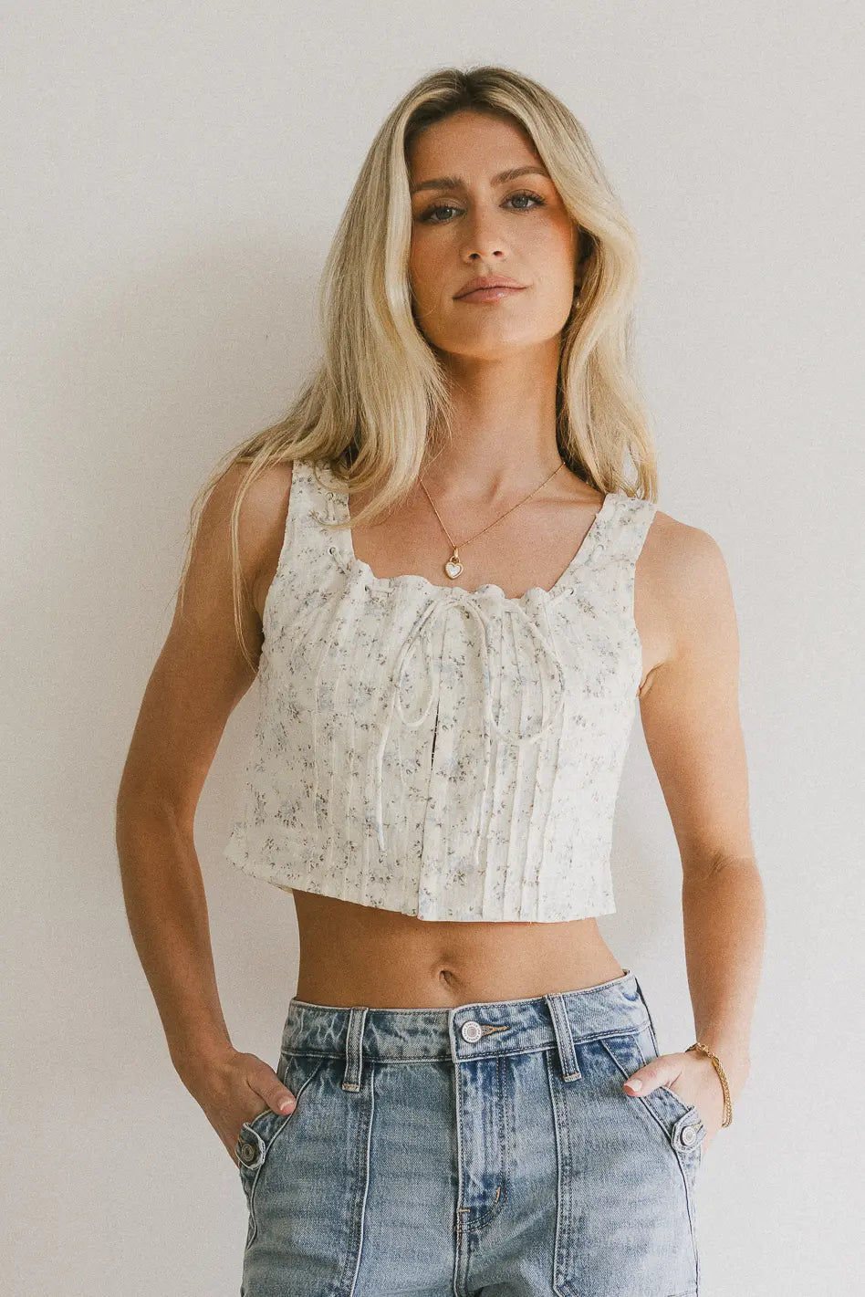 Jenna Floral Corset Top