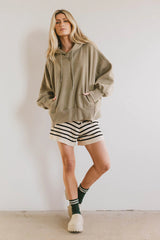 Andie Oversized Hoodie in Sage