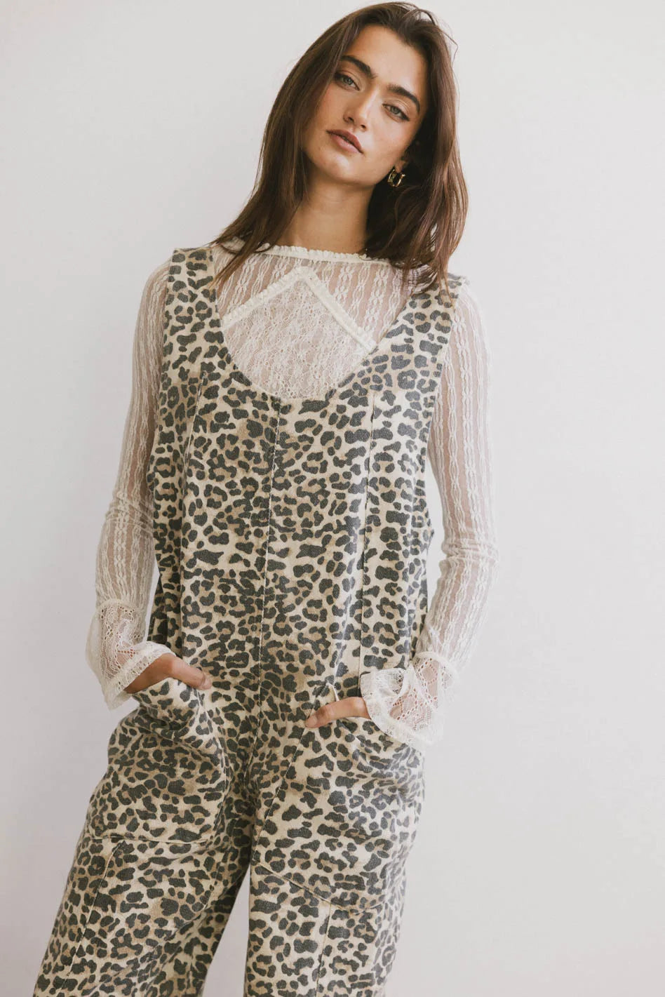 Ziggy Leopard Overalls