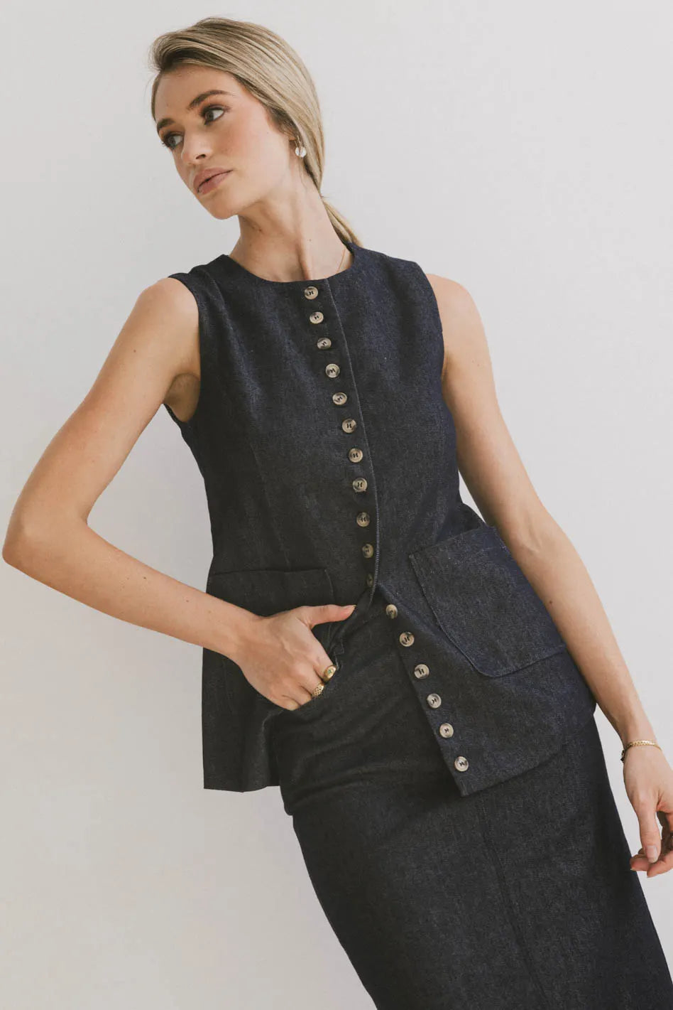 Miriam Denim Vest