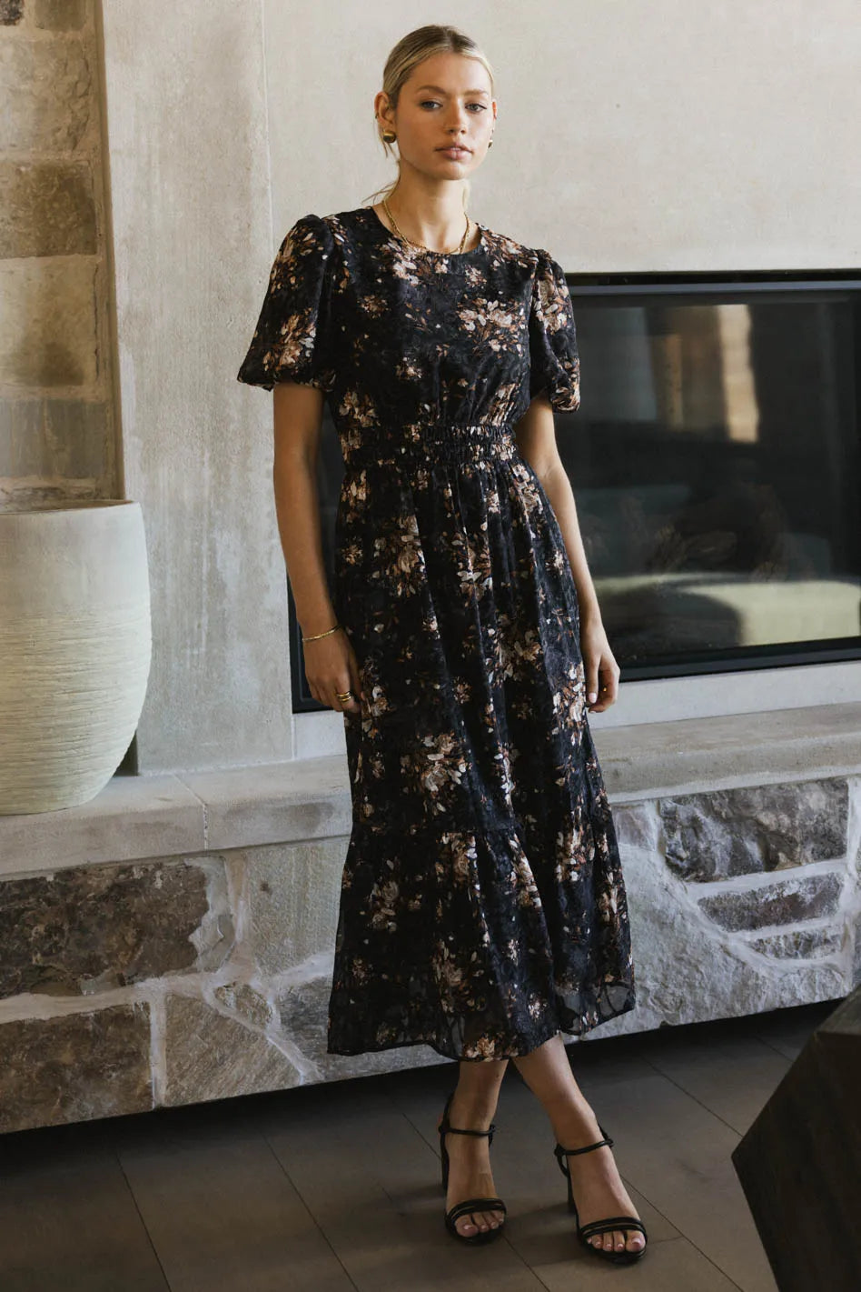 Mirren Floral Midi Dress