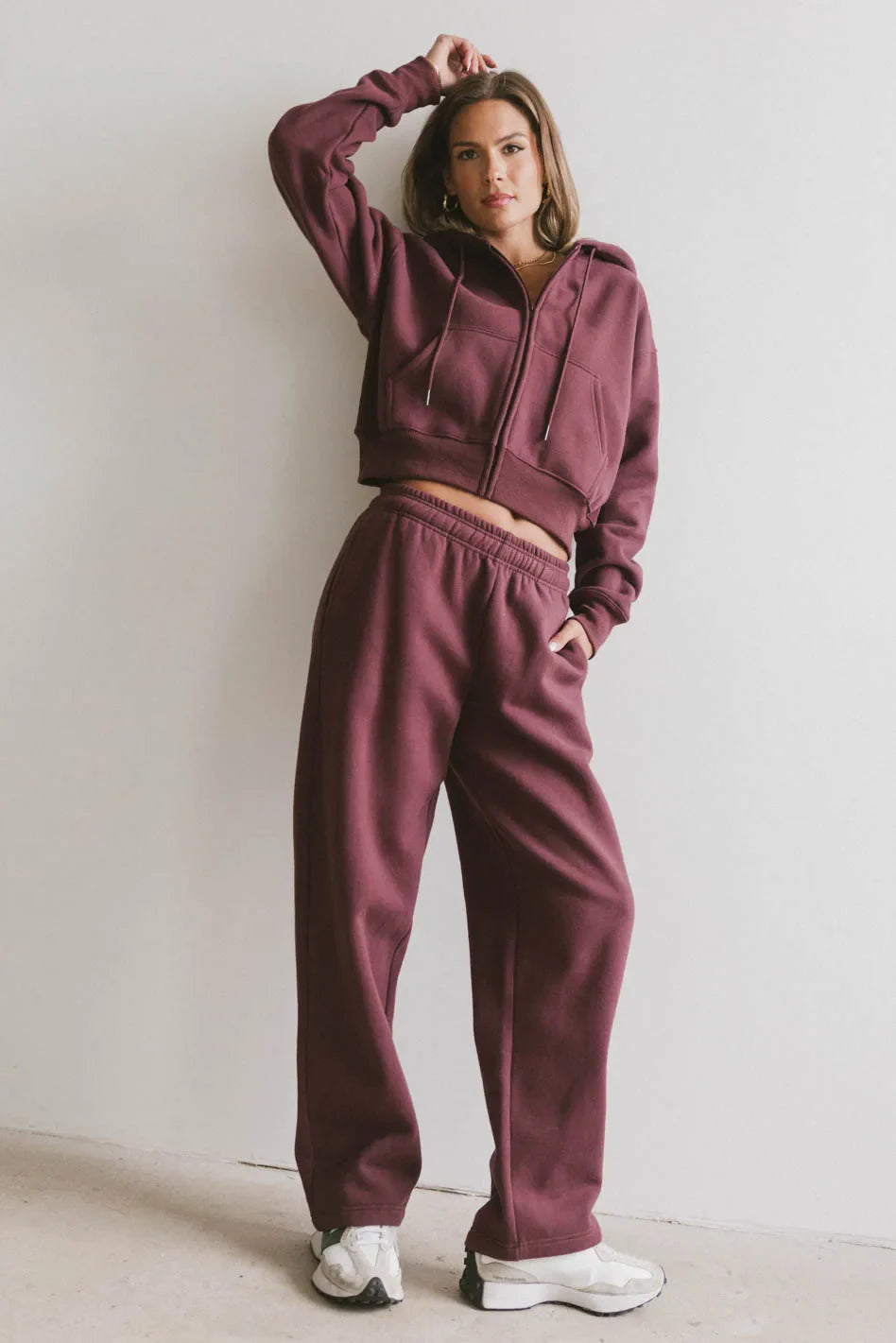 Ezra Sweatpants in Burgundy - FINAL SALE