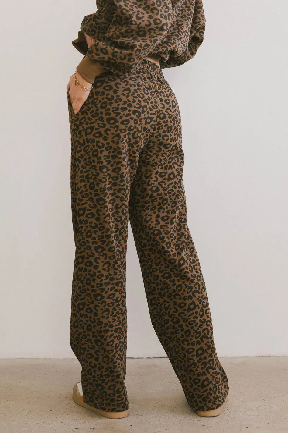 Tessa Leopard Sweatpants