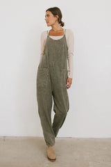 Bram Overalls in Olive