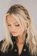 Julie Plaid Headband