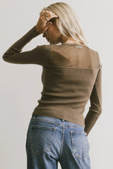 Alder Sweater in Olive - FINAL SALE