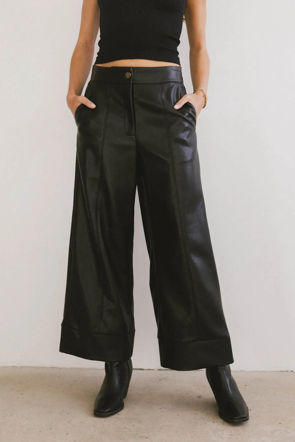 Ulani Vegan Leather Pants - FINAL SALE