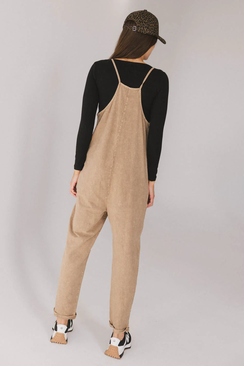 Bram Overalls in Taupe