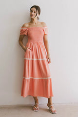 Joy Lace Trim Maxi Dress - FINAL SALE