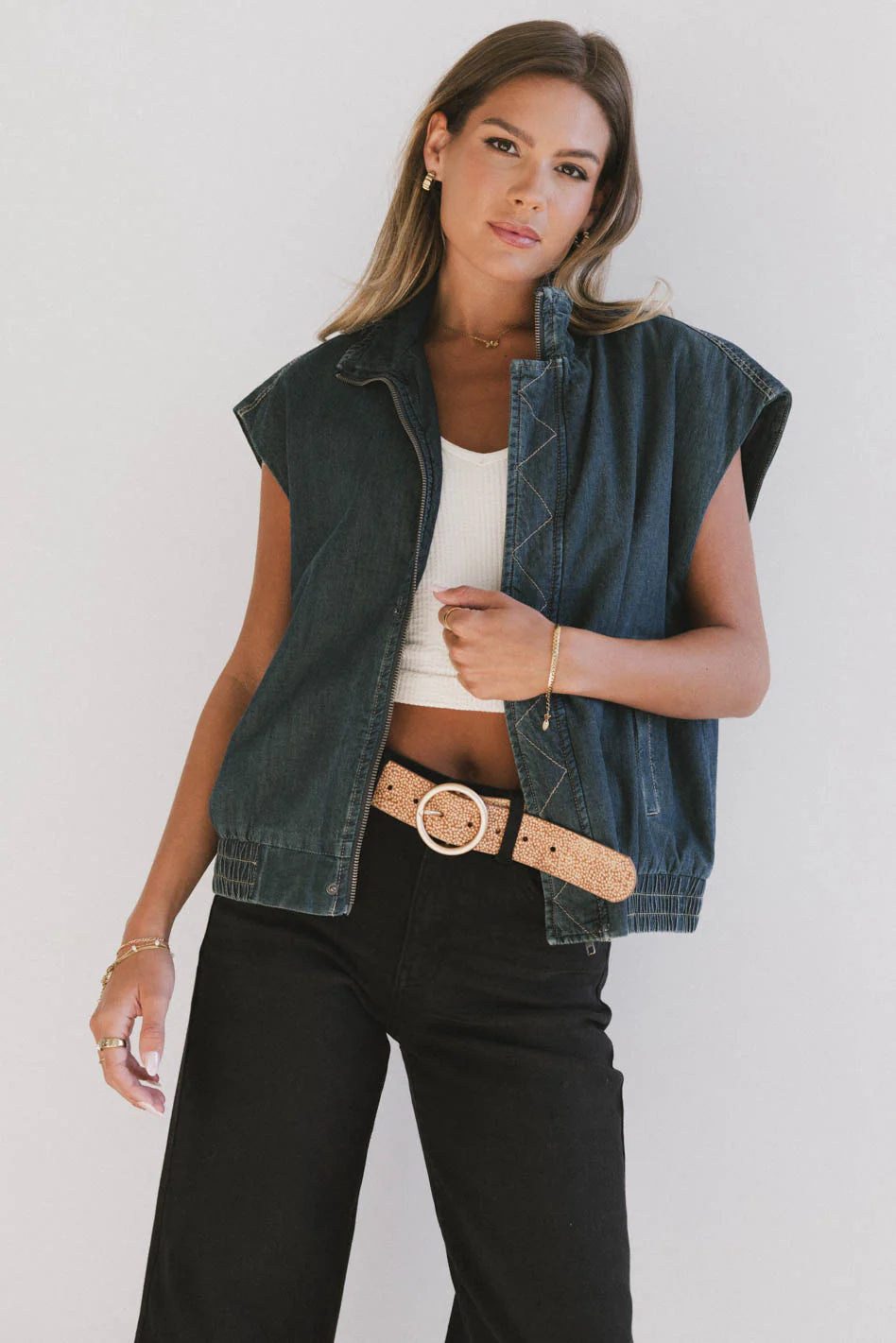 Larkin Denim Vest