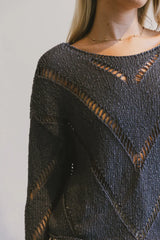 Breezy Knit Sweater in Grey