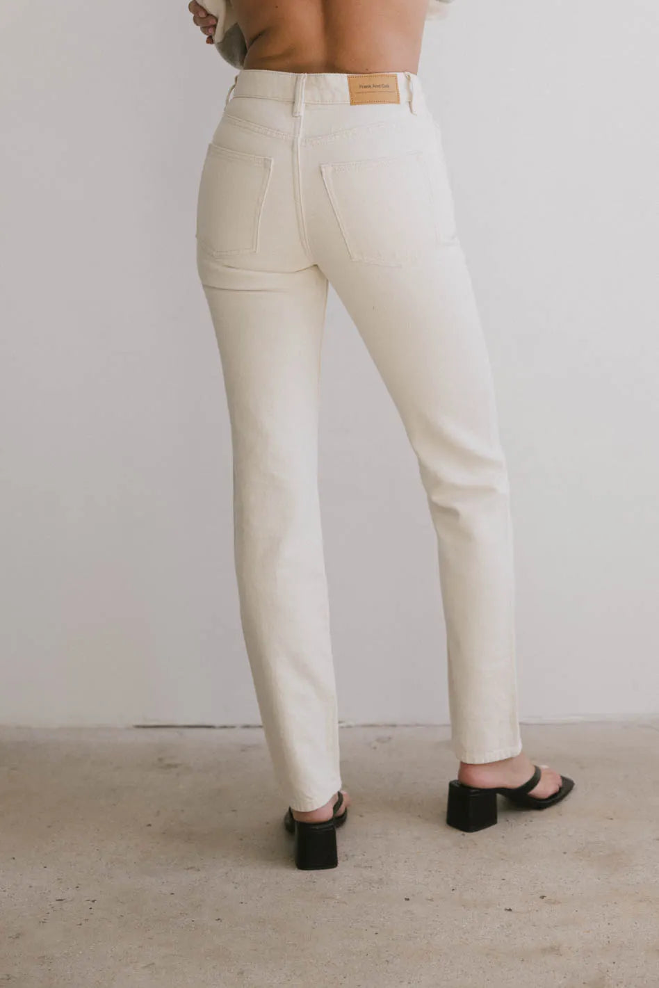 Frank and Oak: Cyndi Straight Leg Jeans - FINAL SALE