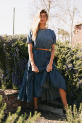 Kiera Denim Maxi Skirt