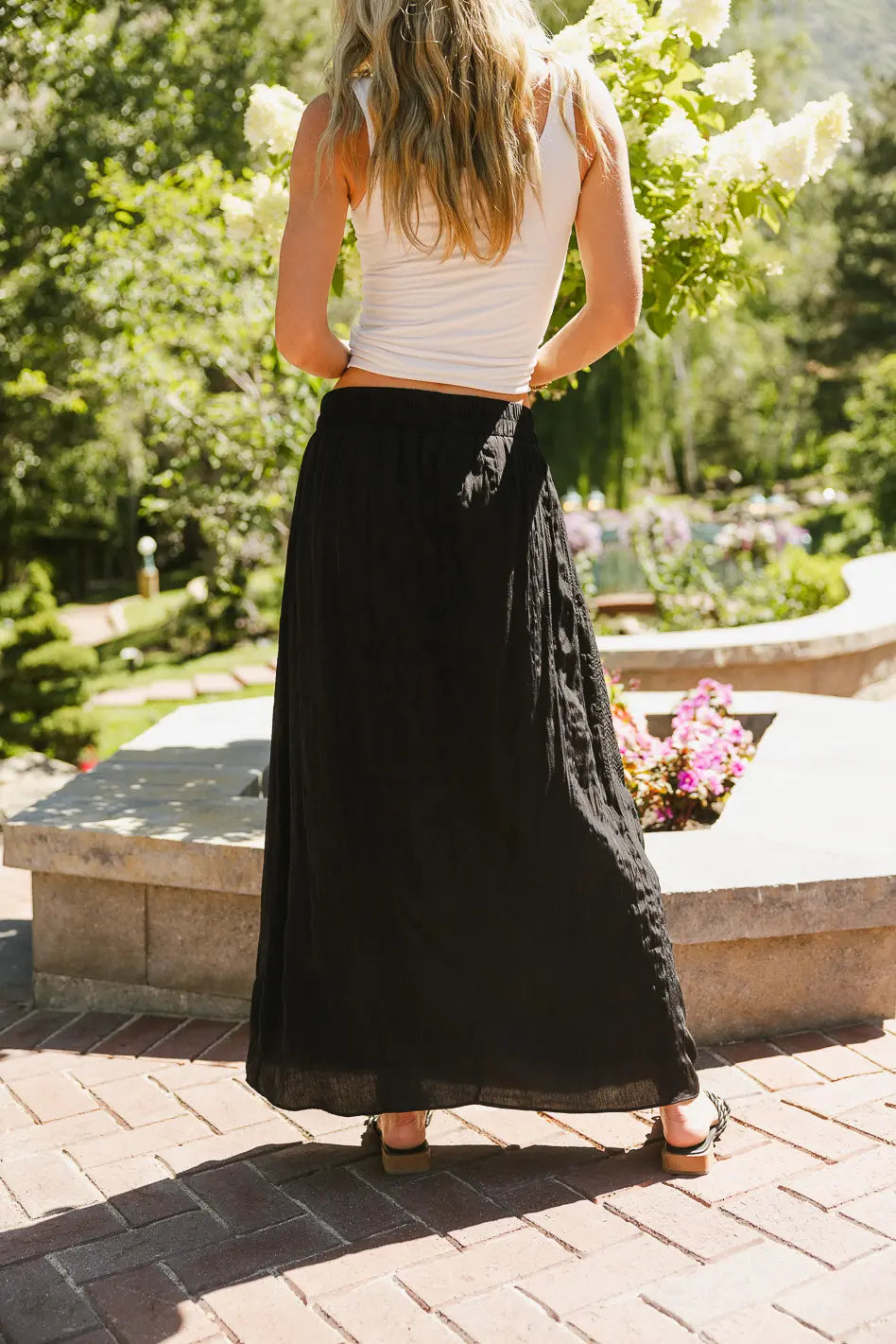 Eliza Textured Maxi Skirt