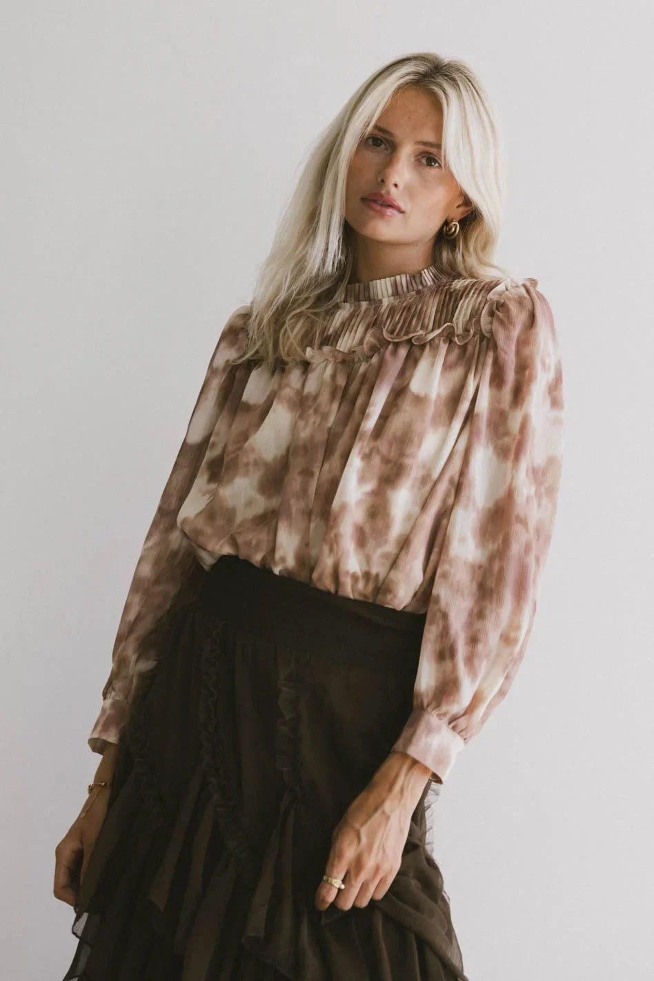 Kennedy Pleated Blouse - FINAL SALE