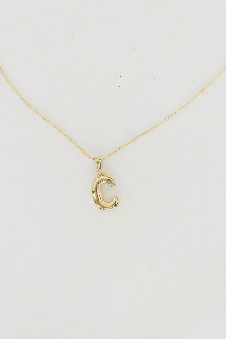 Bubble Letter Necklace