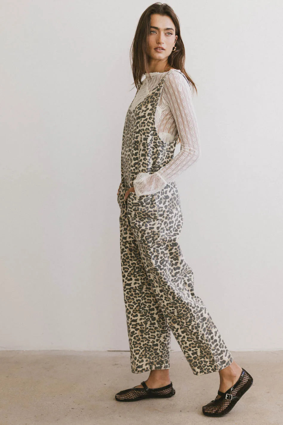 Ziggy Leopard Overalls