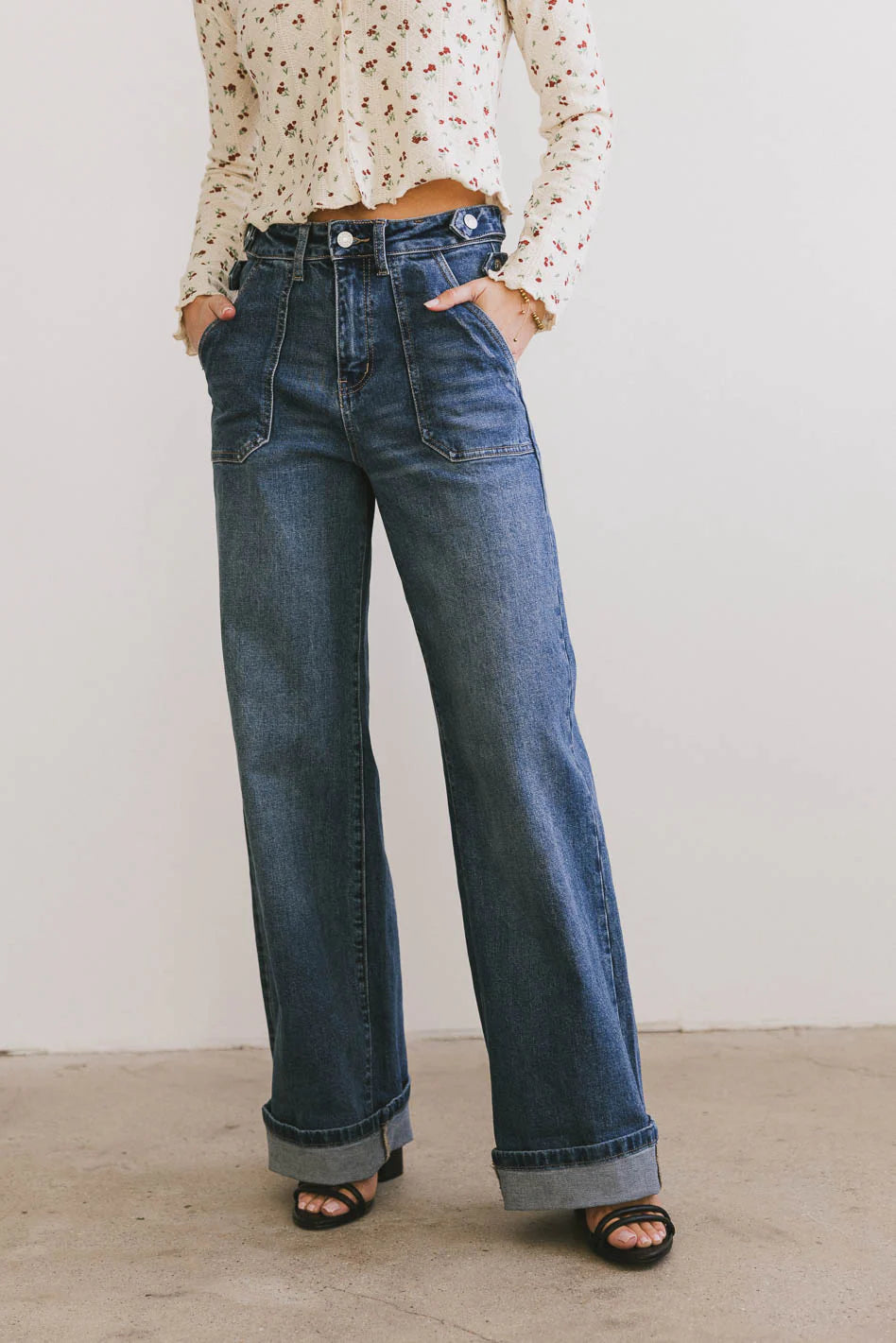 Simon Wide Leg Jeans