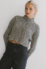 Kacee Knitted Sweater in Black