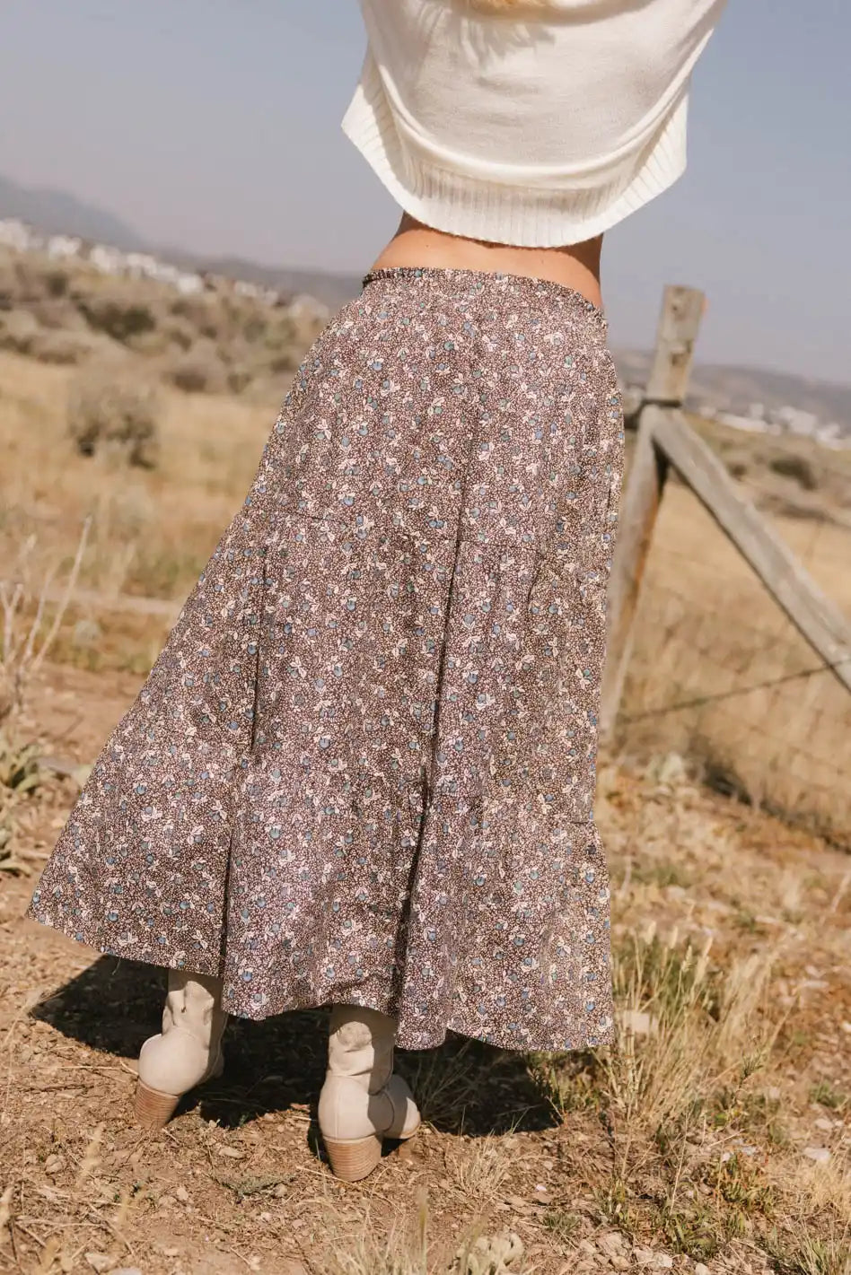 Mara Tiered Midi Skirt - FINAL SALE