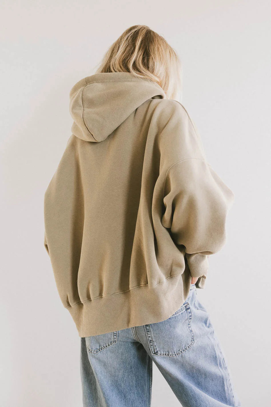 Andie Oversized Hoodie in Sage