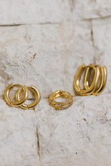 Taylor Hoop Earring Bundle in Gold