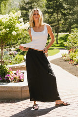 Eliza Textured Maxi Skirt