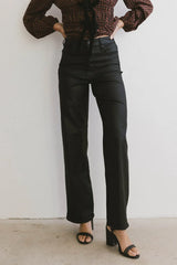 Tally Coated Wide Leg Jean - FINAL SALE