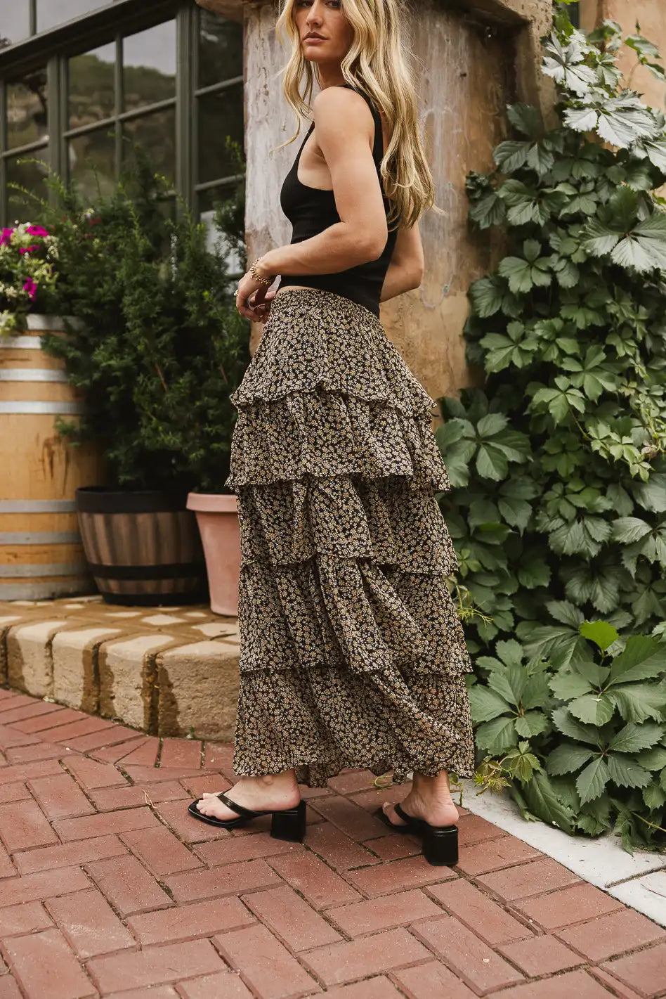 Kat Ditsy Floral Skirt - FINAL SALE