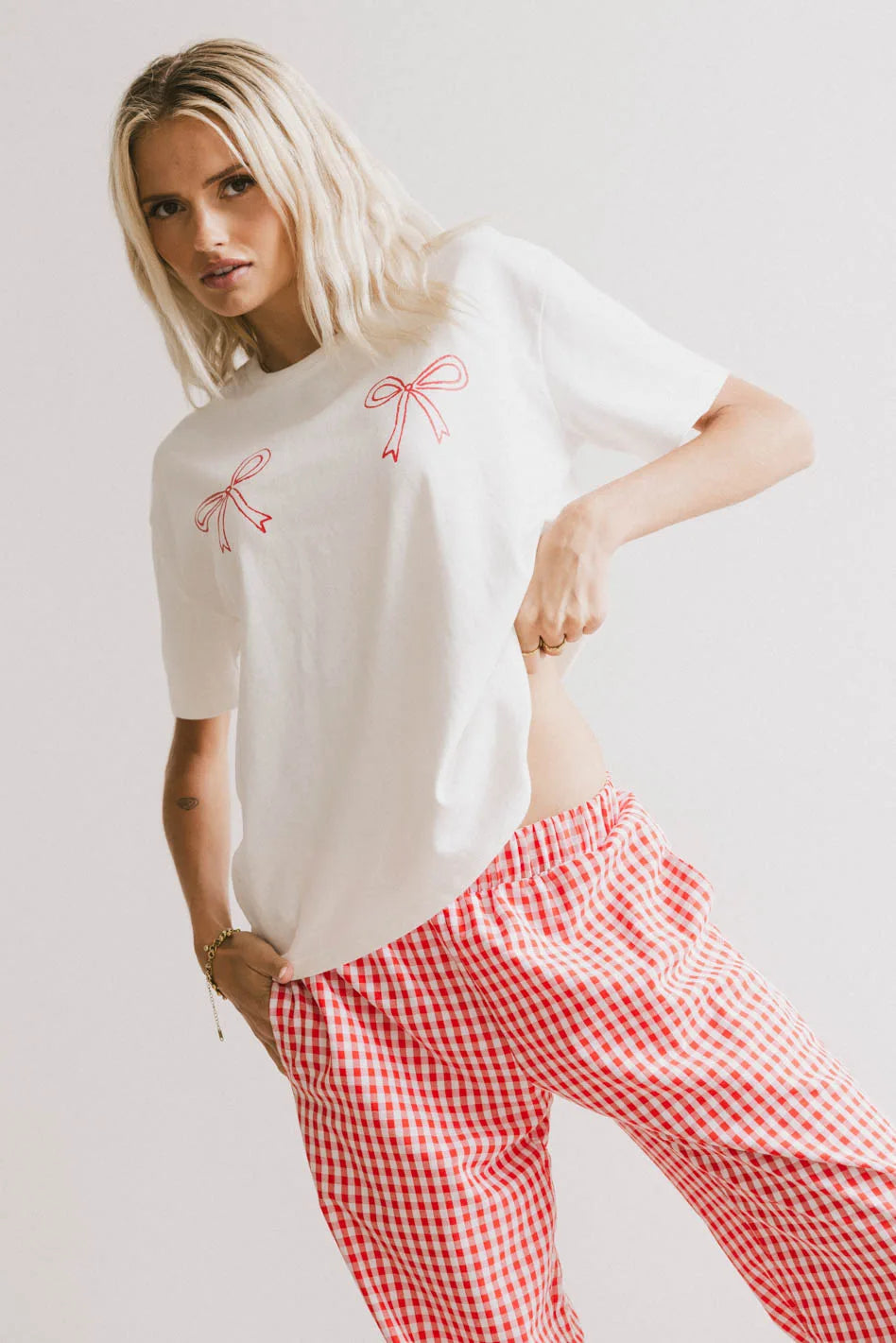 Red Bows Graphic Tee