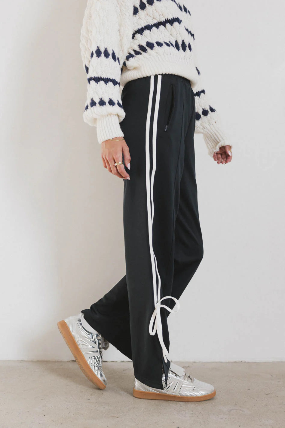 Astrid Track Pants in Navy