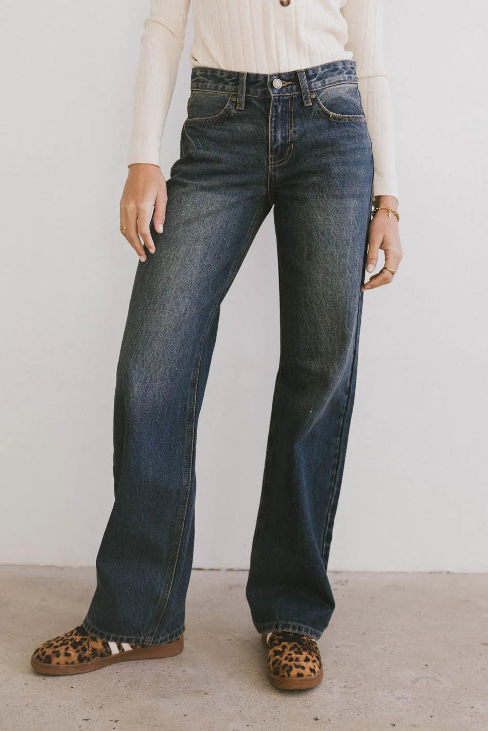 Marshall Straight Leg Jeans in Dark Wash