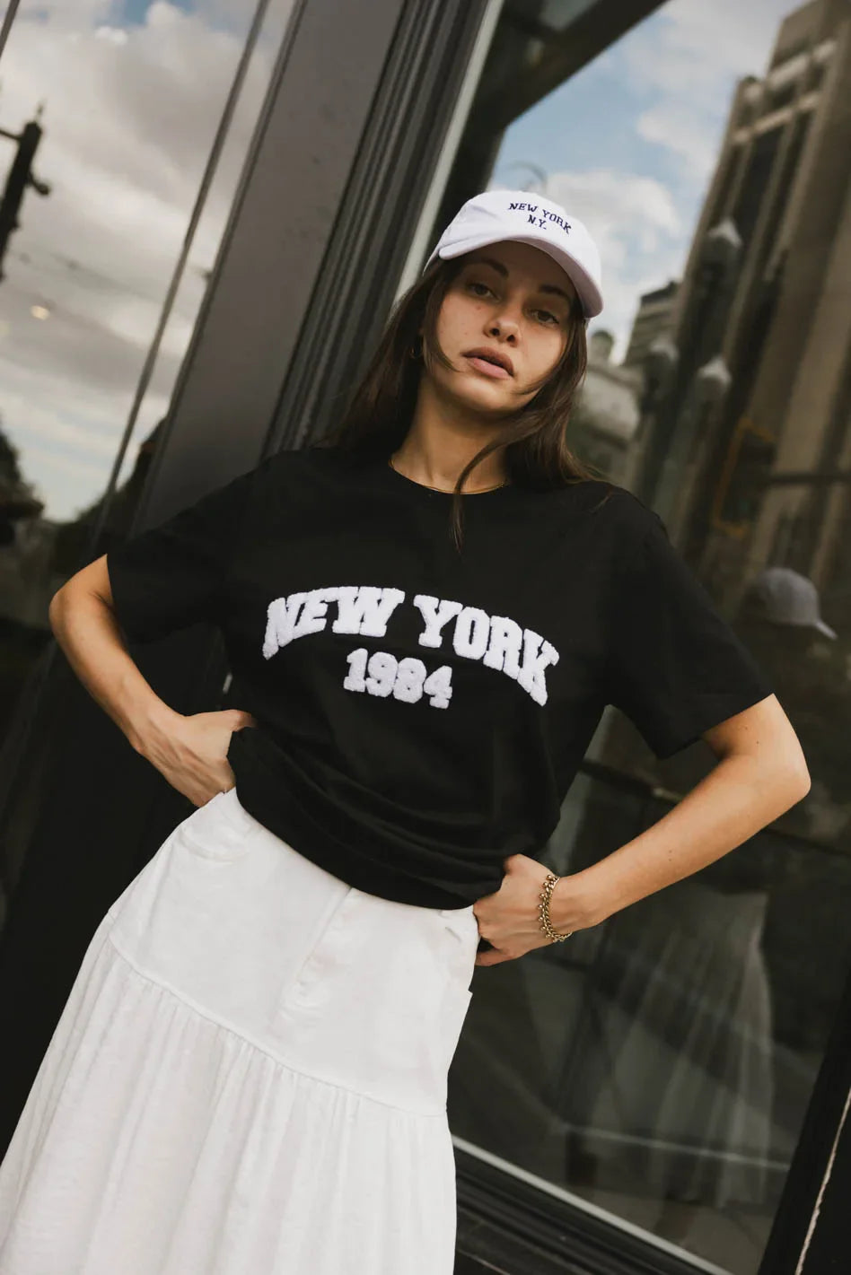 NYC Textured Graphic Tee - FINAL SALE