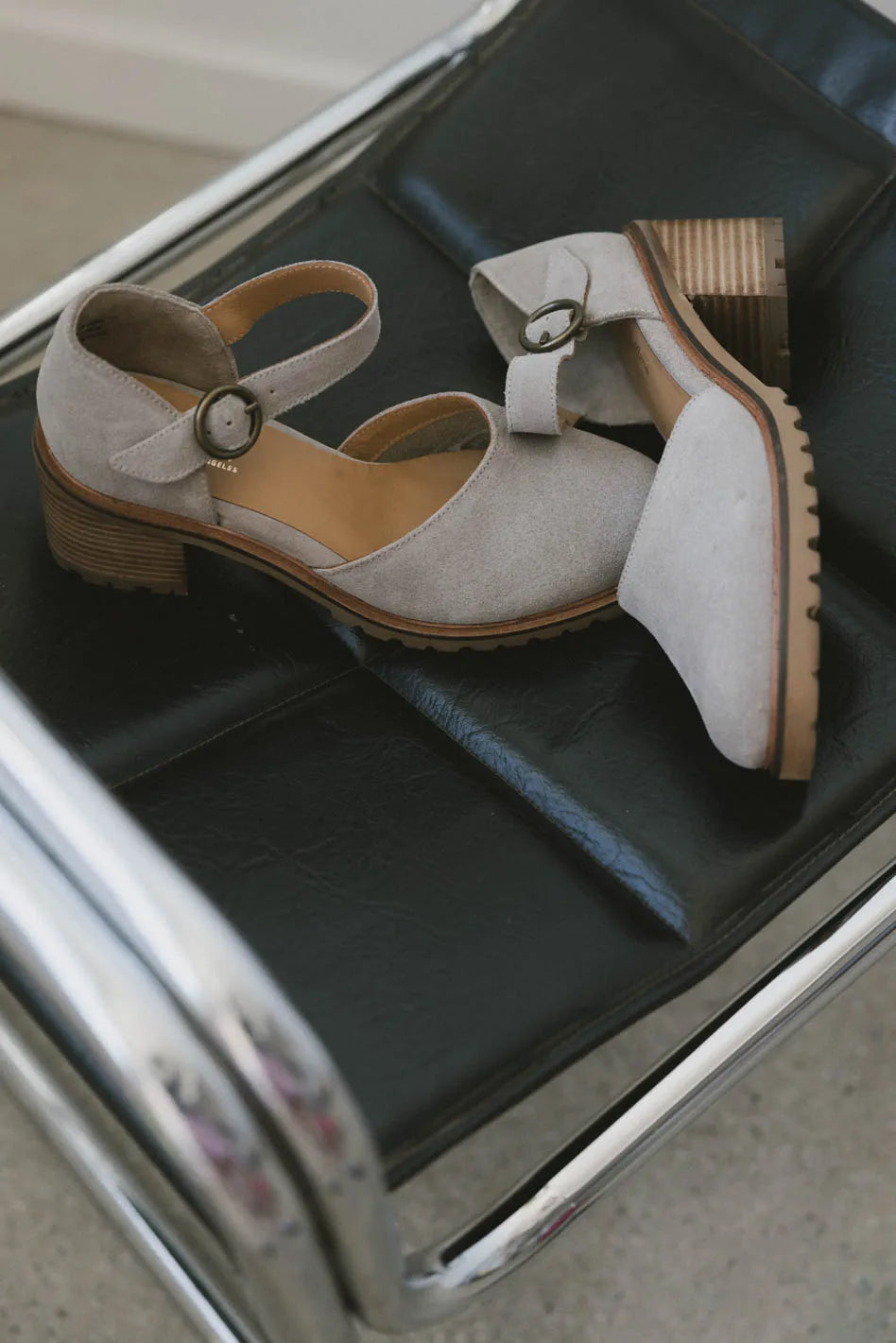 Seychelles Lock and Key Heel in Taupe