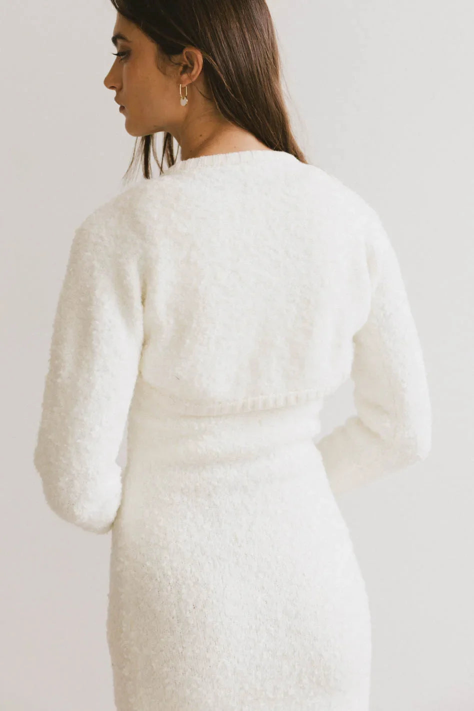 Winslow Knit Shrug in Ivory