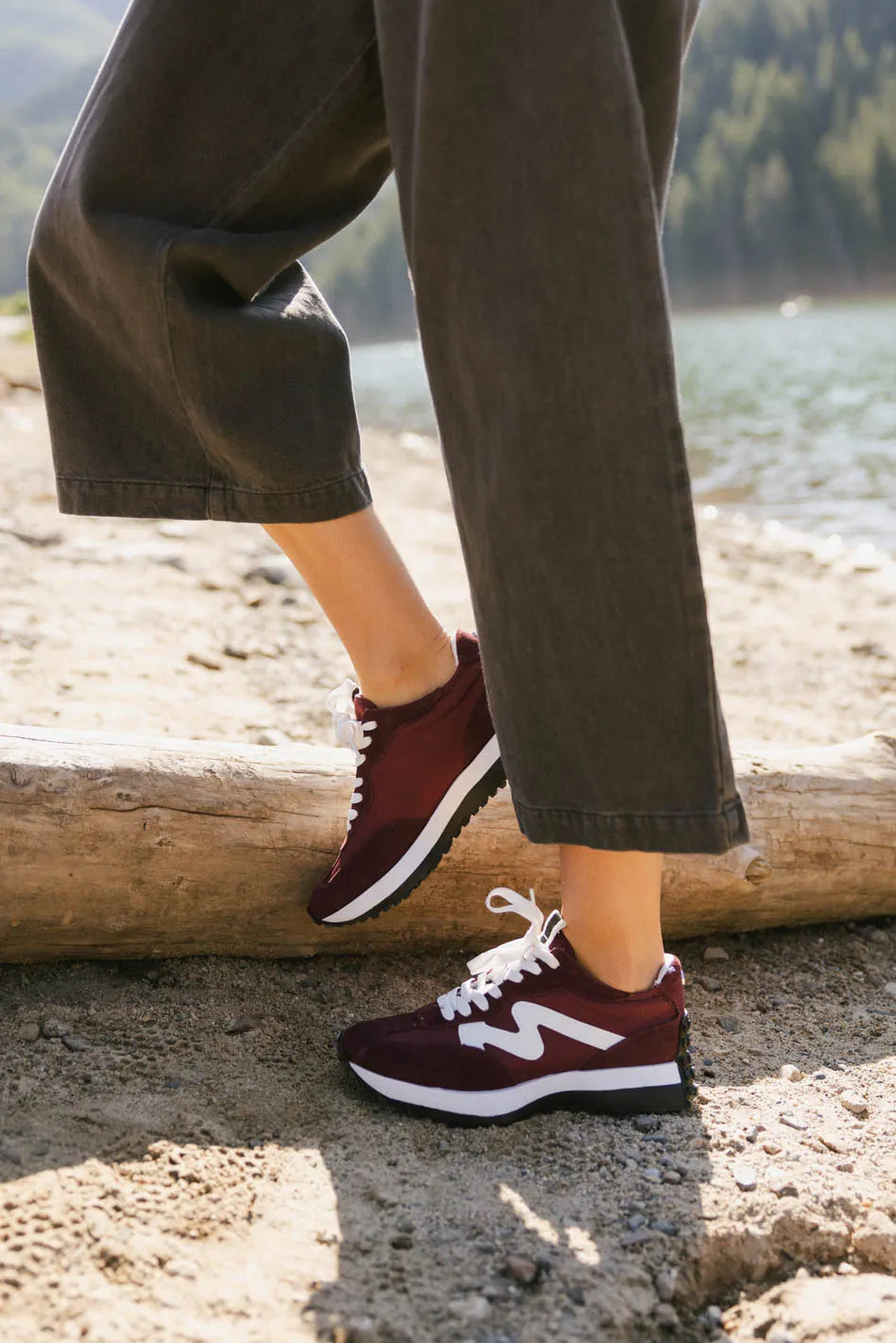 Steve Madden Campo Sneakers in Burgundy