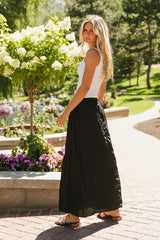 Eliza Textured Maxi Skirt