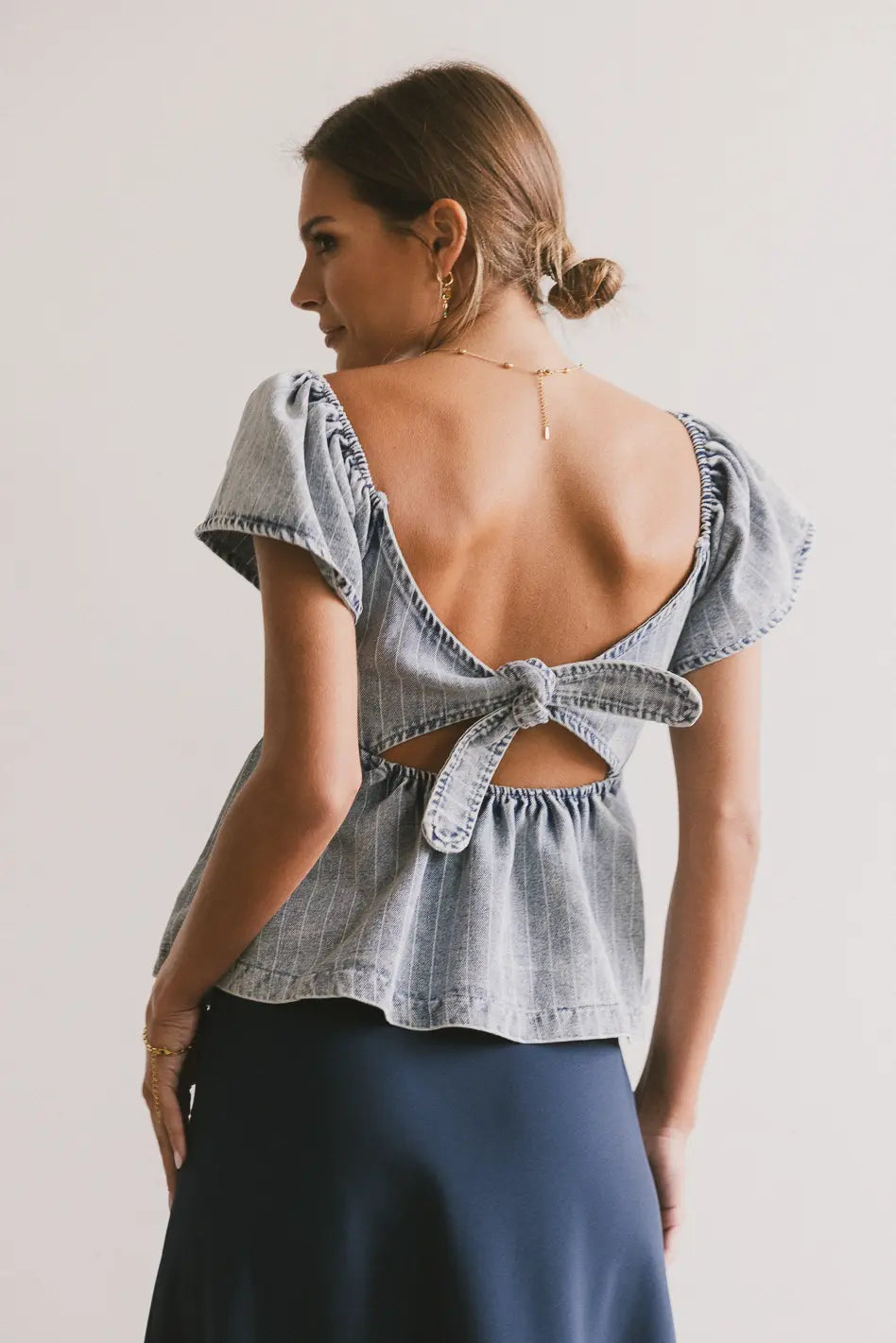 Tierra Denim Blouse