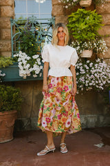 Cecily Floral Skirt - FINAL SALE