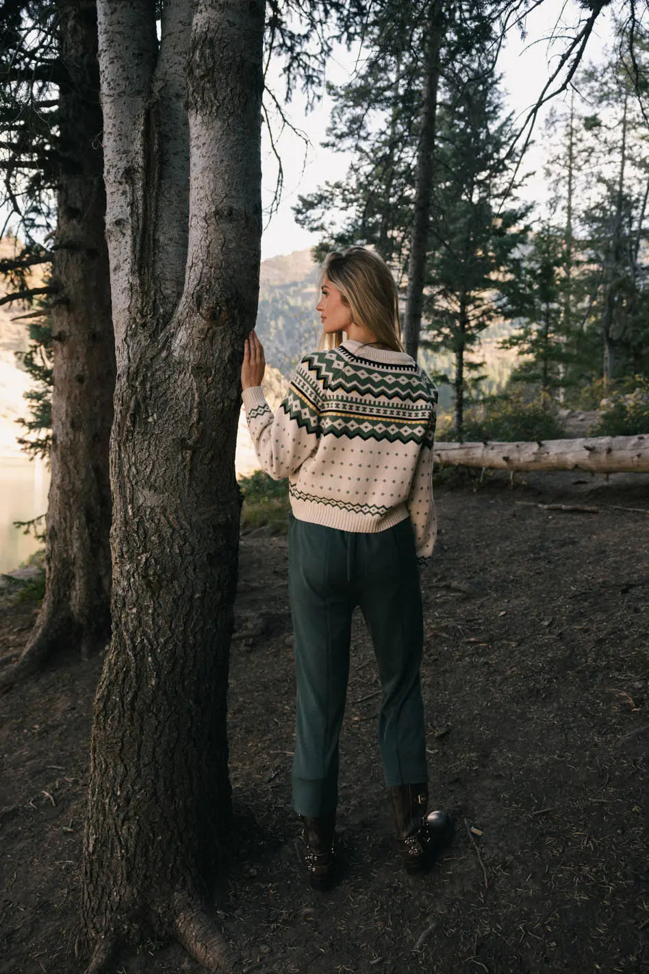 Kestrel Knit Overall in Moss - FINAL SALE