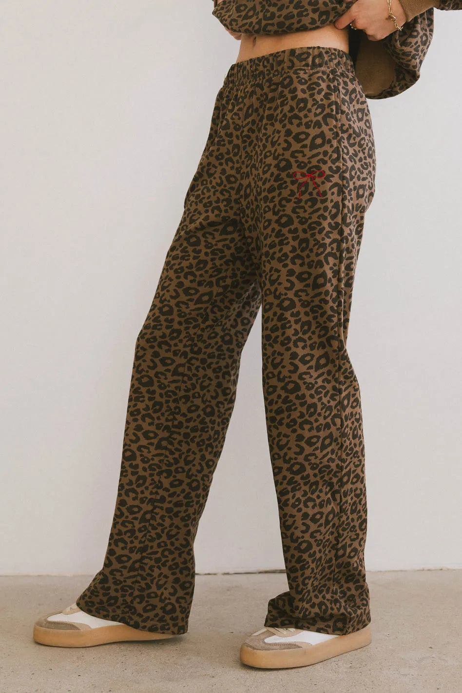 Tessa Leopard Sweatpants