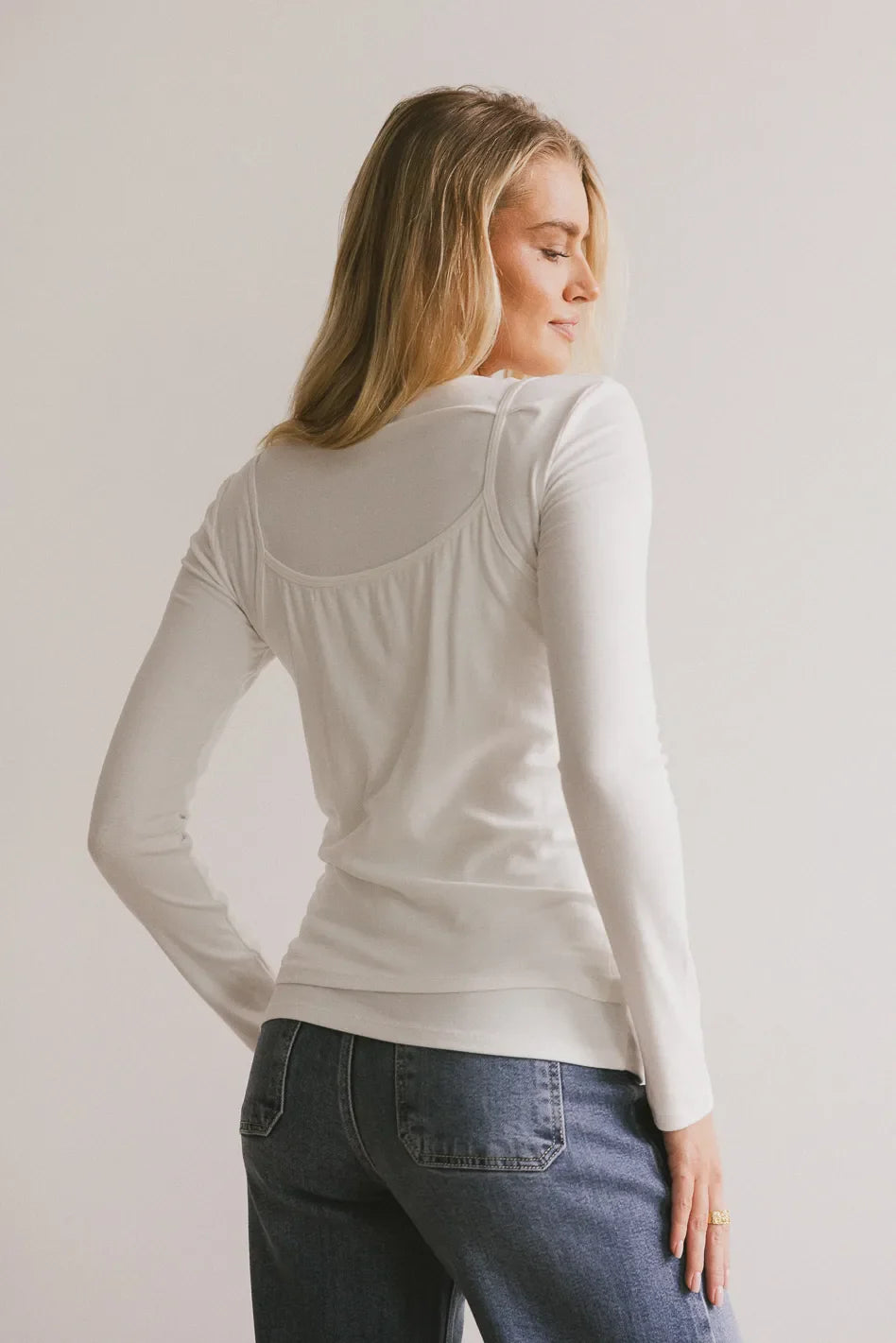 Annalise Knit Top in Ivory