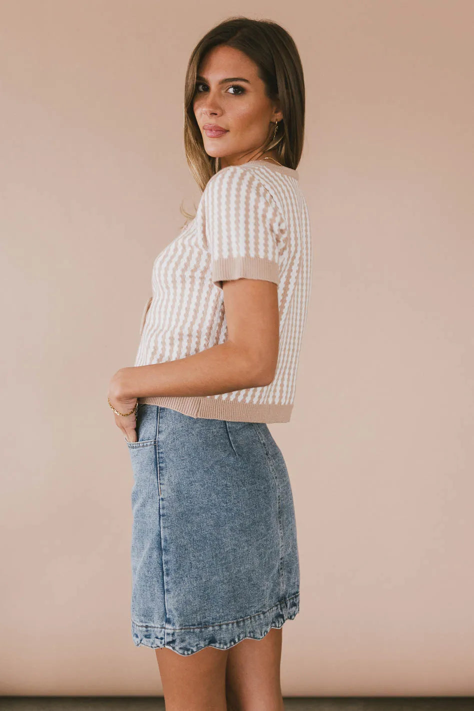 Kalista Denim Mini Skirt