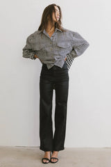 Tally Coated Wide Leg Jean - FINAL SALE