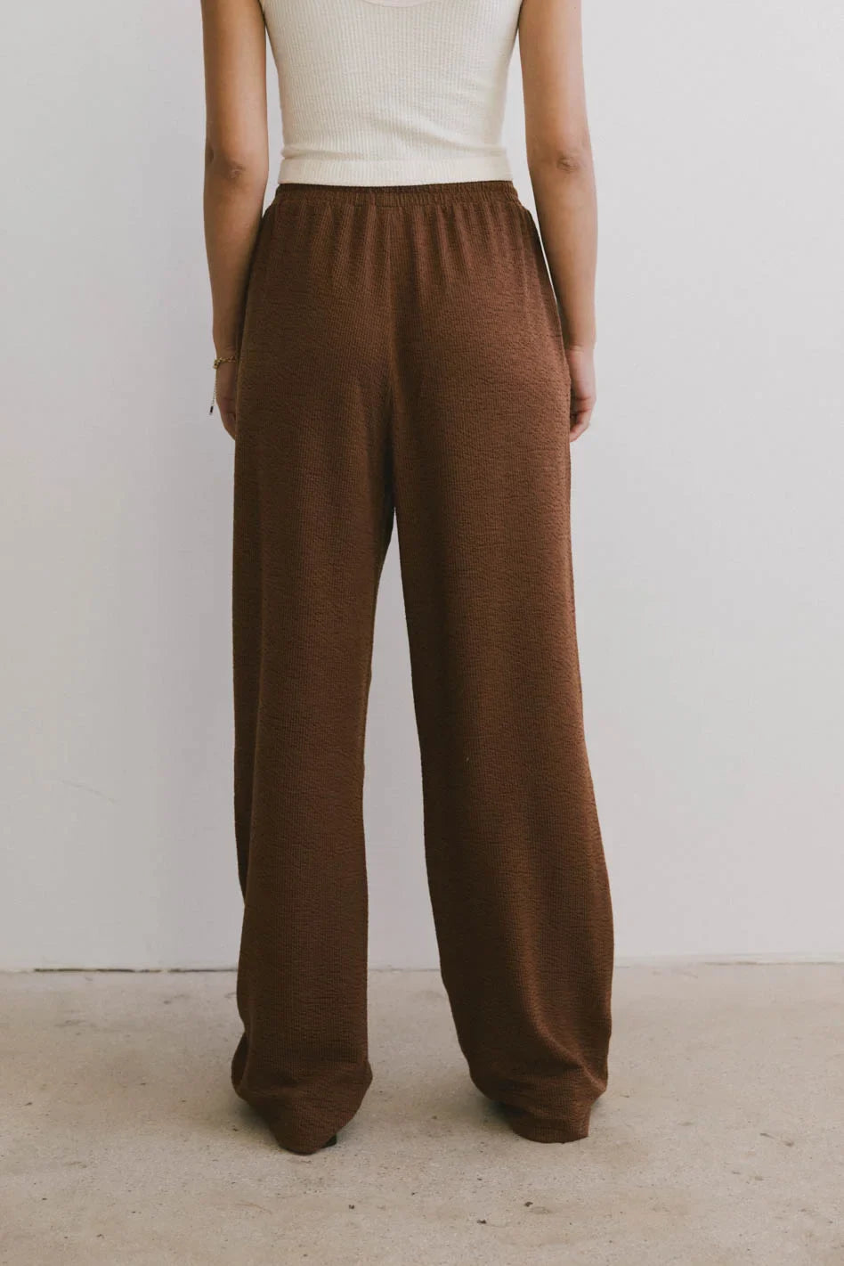 Etta Wide Leg Pants in Terracotta