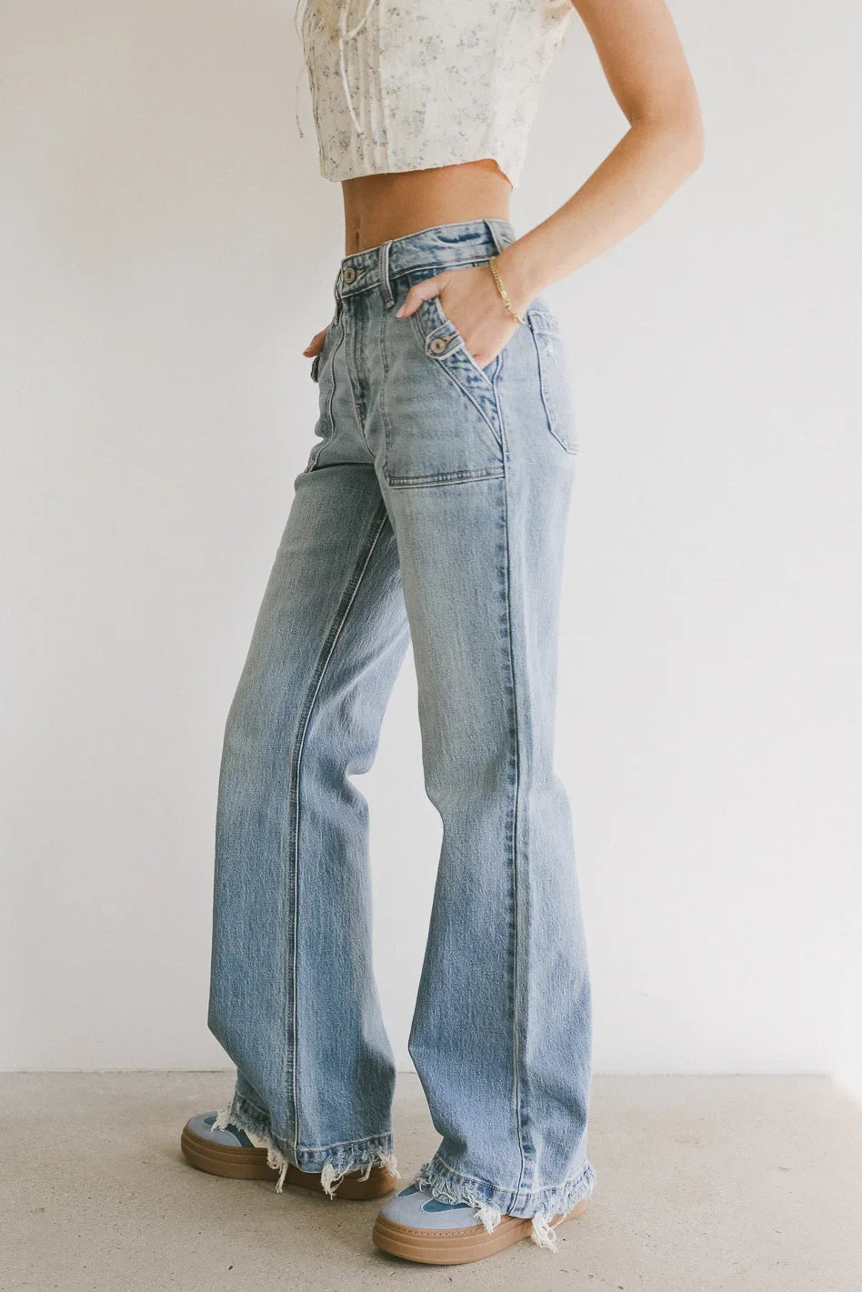 Skylee Wide Leg Jeans