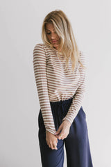 Reggie Striped Top in Brown - FINAL SALE