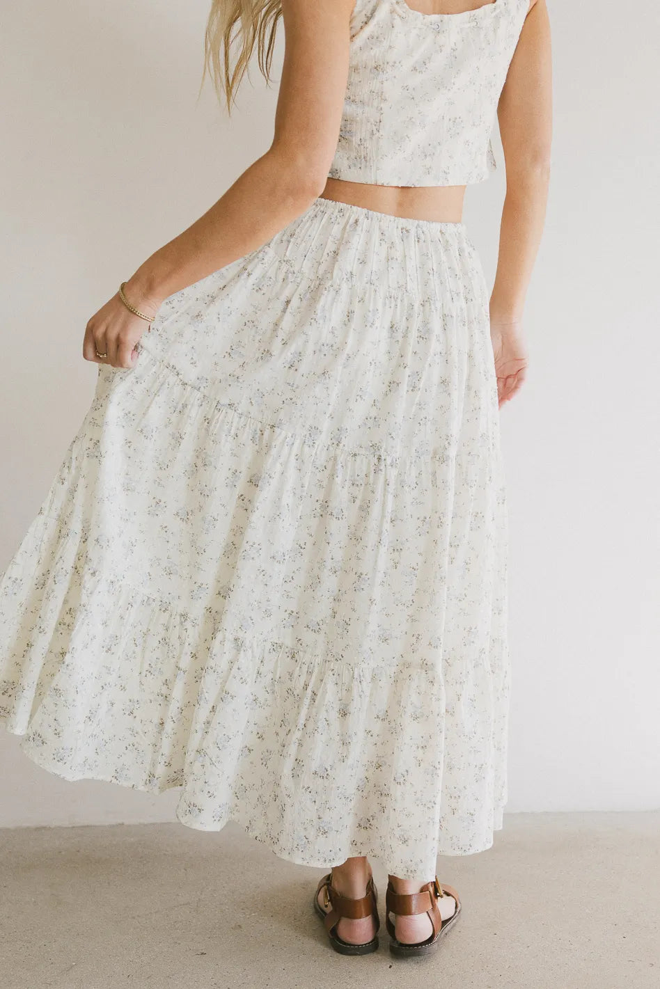 Jenna Floral Midi Skirt