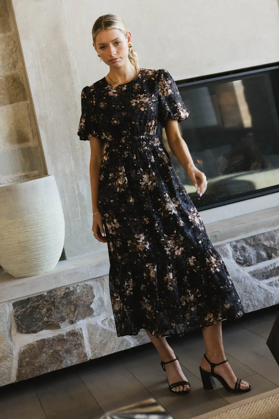 Mirren Floral Midi Dress